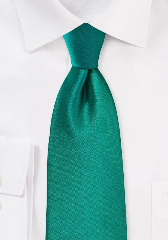 Classic men's tie for professional look-Jade Solid Necktie