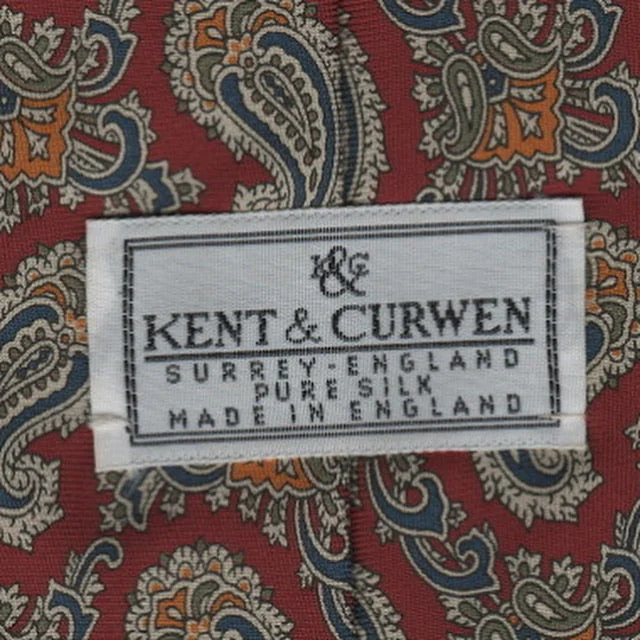 Men's tie with luxurious patterns for special events-Kent & Curwen tie