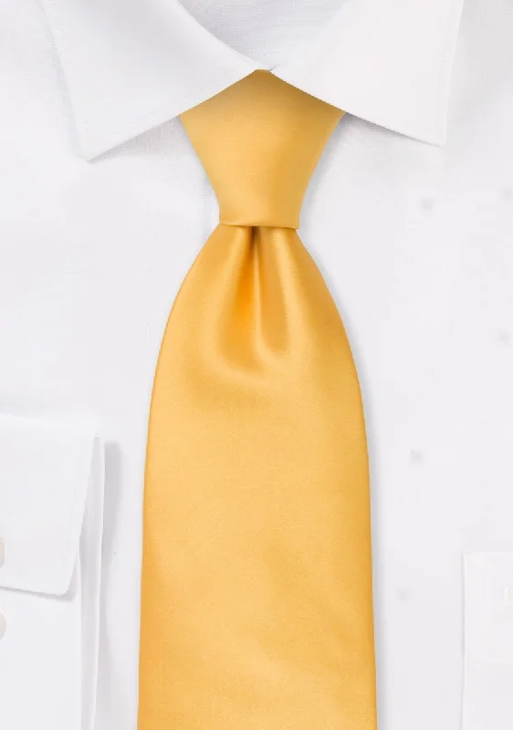 Men's tie with fine stripes for professional wear-Lemon Solid Necktie