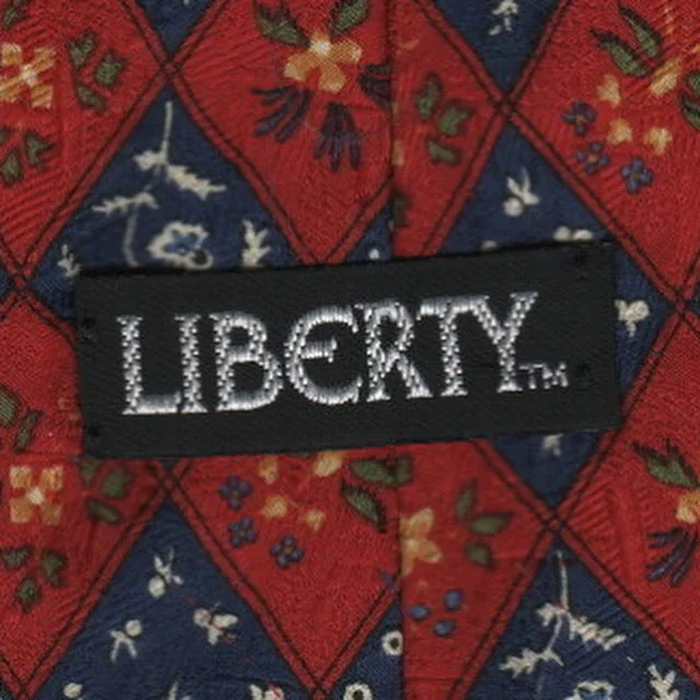 Men's silk tie for holiday parties-Liberty tie