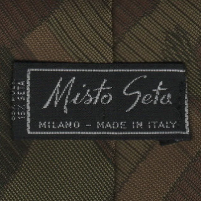 Luxury men's tie with a solid finish-Misto Seta tie