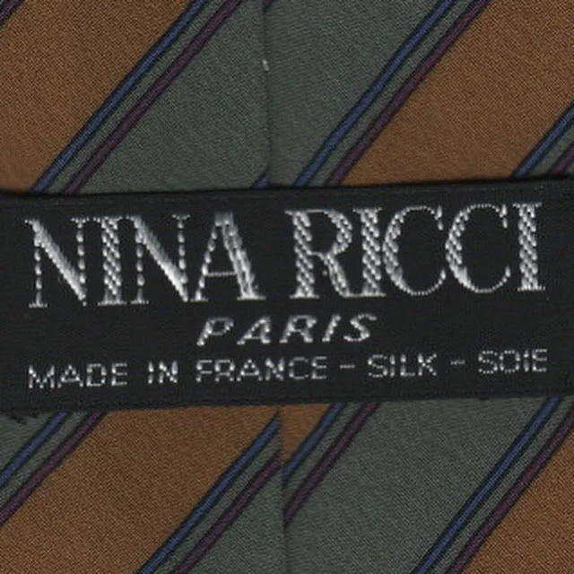 Men's tie with vibrant colors for upscale parties-Nina Ricci tie