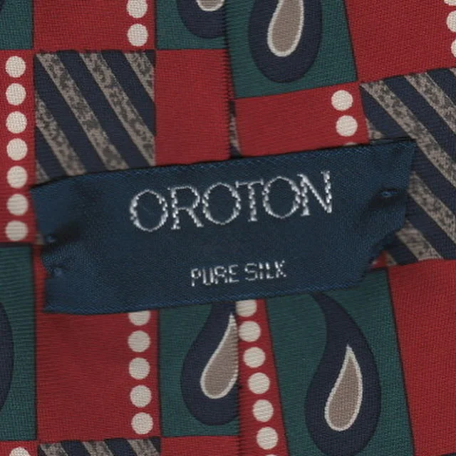 Stylish men's tie for corporate celebrations-Oroton tie