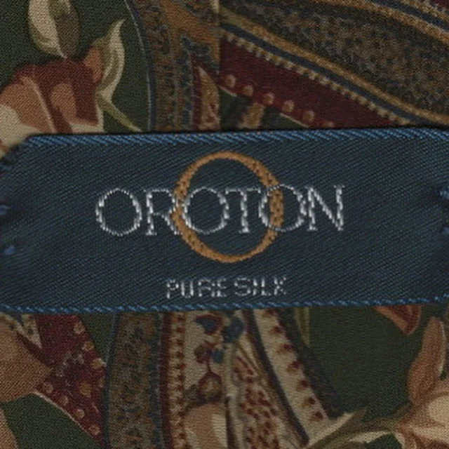 Luxury men's tie with a solid finish-Oroton tie