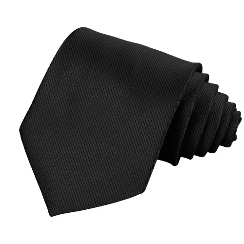 Men's tie with floral print for casual events-Classy Men Plain Tie - 20 Colors