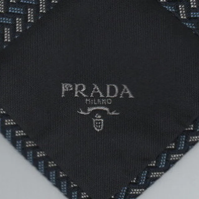 Classic men's tie for business attire-Prada tie