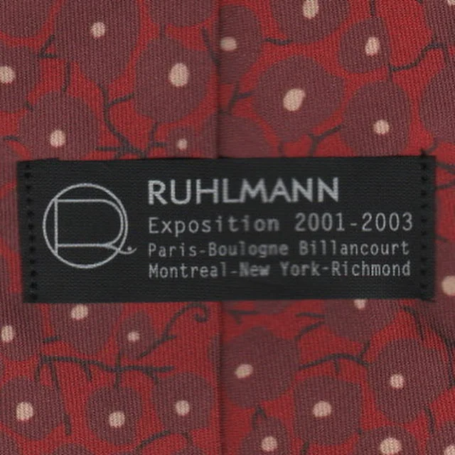 Men's tie with minimalistic checks for office wear-Ruhlman tie