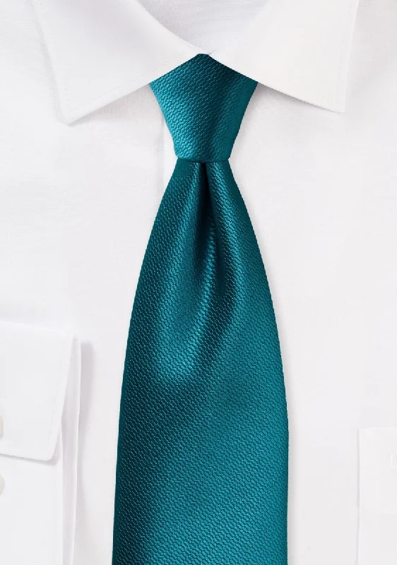 Men's tie with luxurious patterns for special events-Tealness Small Texture Necktie