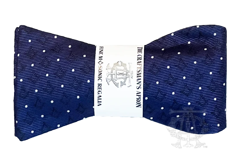 Men's tie with a modern geometric design-The Churchill Bowtie