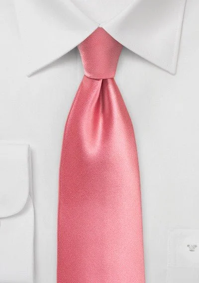 Men's silk tie with deep tones for weddings-Tulip Solid Necktie