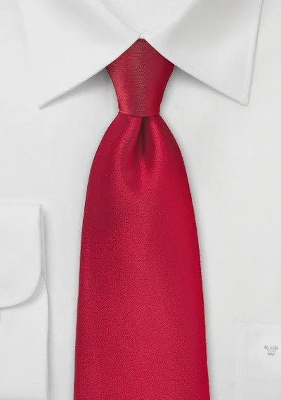 Men's tie with a professional, sleek finish-Valentine Solid Necktie