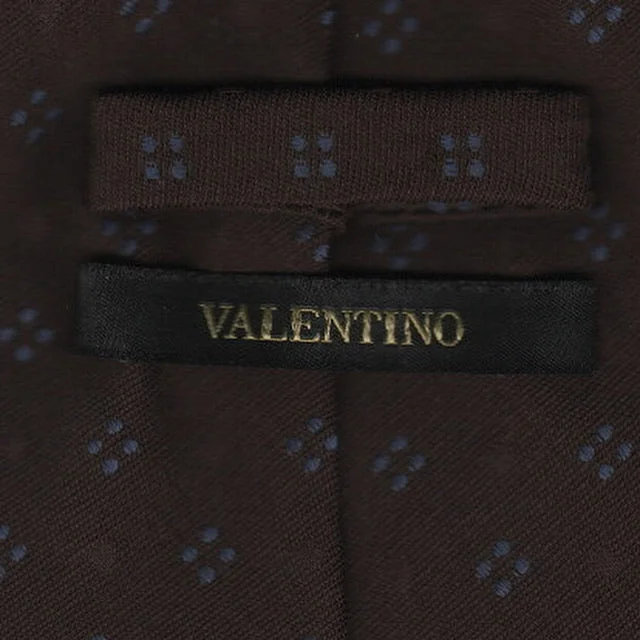 Men's silk tie with fine texture for business-Valentino tie