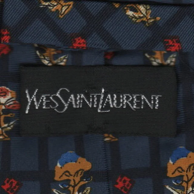 Unique men's tie for a wedding celebration-YSL tie