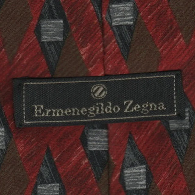 Men's tie with sophisticated design for weddings-Zegna tie