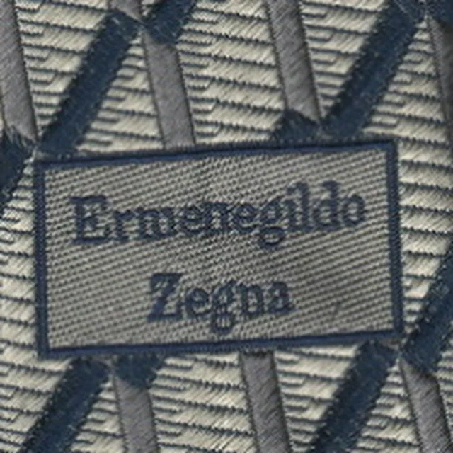 Men's tie with a modern geometric design-Zegna tie