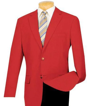 men's wool wedding tuxedo pants -Men's Red Regular Fit Everyday Blazer