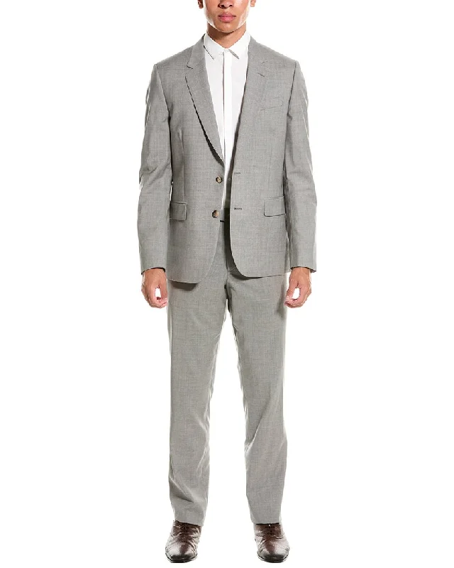 men's slim tuxedo suit with vest -Paul Smith 2pc Wool Suit